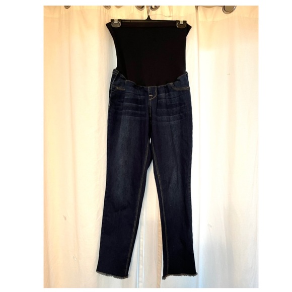 Evermore cropped maternity jeans, size L. - Picture 1 of 6